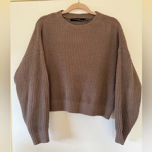 Vero Moda Taupe Knit Sweater